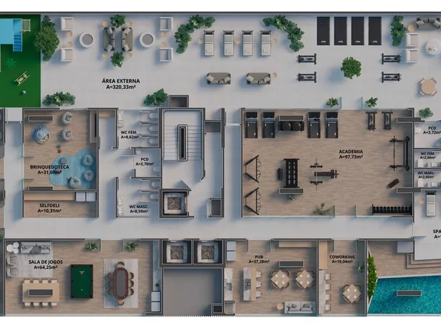 Imagem 2: Zion Tower Apartamento com 3 dormitórios