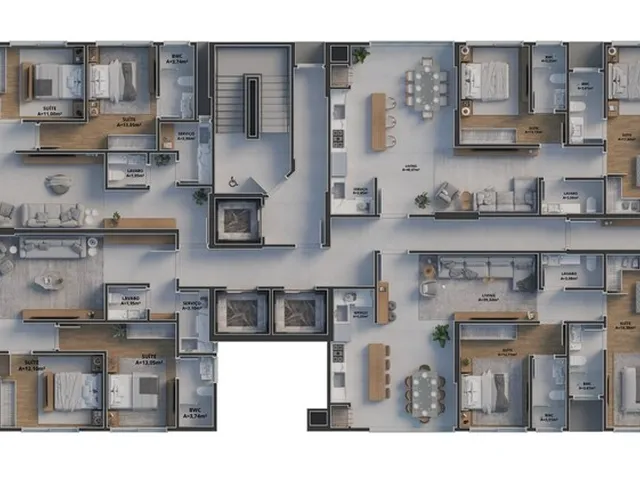 Imagem 4: Zion Tower Apartamento com 3 dormitórios