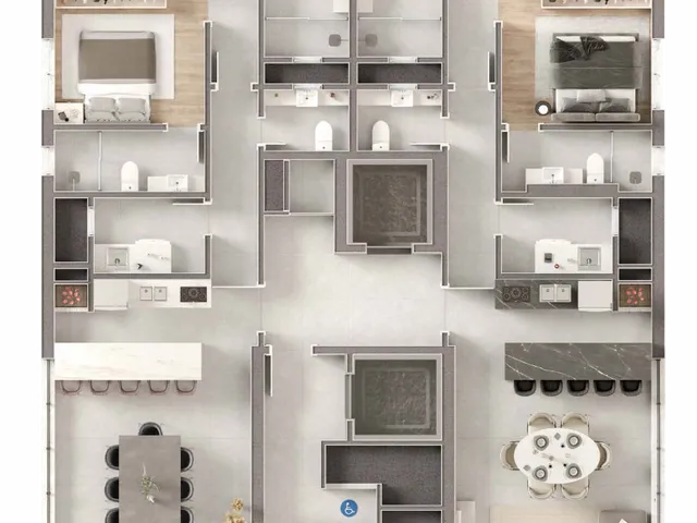 Imagem 3: Blue Tower Apartamento com 3 dormitórios