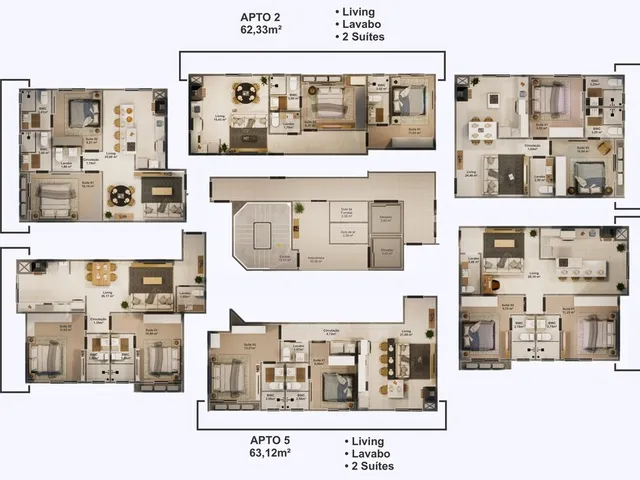 Imagem 3: Maranata Apartamento com 2 dormitórios