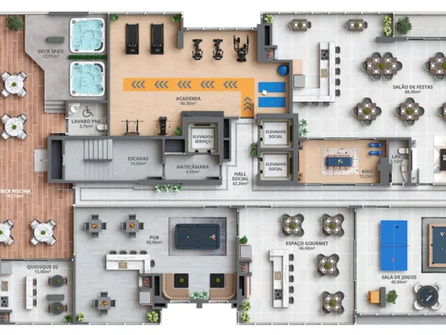 Imagem 2: Atrio Apartamento com 3 dormitórios