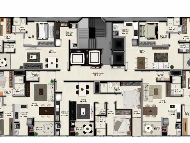 Imagem 3: Unique Home Apartamento com 2 dormitórios