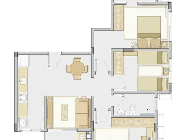 Imagem 2: Mondrian Apartamento com 3 dormitórios