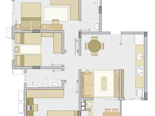Imagem 3: Mondrian Apartamento com 3 dormitórios