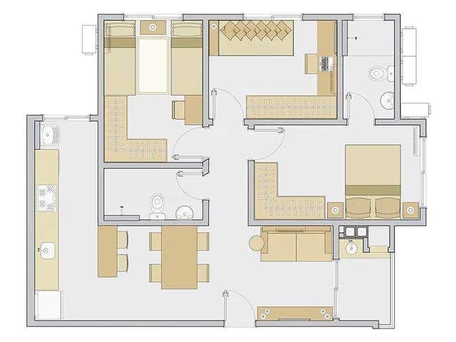 Imagem 4: Mondrian Apartamento com 3 dormitórios