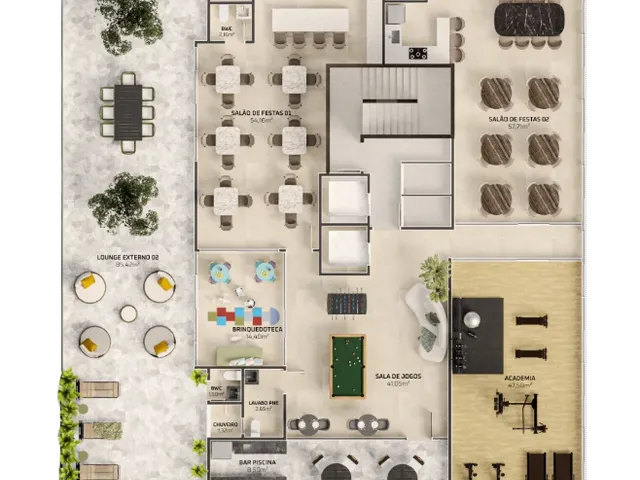 Imagem 2: Honor Apartamento com 3 dormitórios