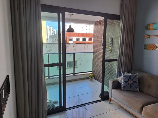 Imagem 10: Apartamento com 1/4 nascente total, varanda, mobiliado, medindo 43 m² no terceiro andar
