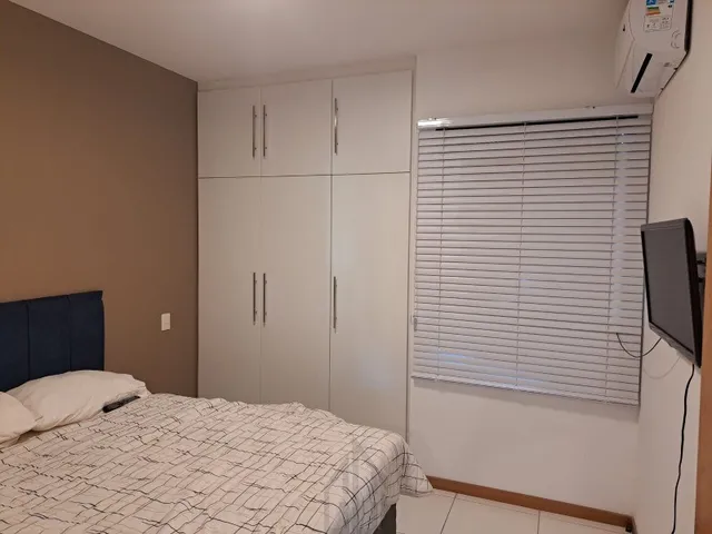 Imagem 11: Apartamento com 1/4 nascente total, varanda, mobiliado, medindo 43 m² no terceiro andar