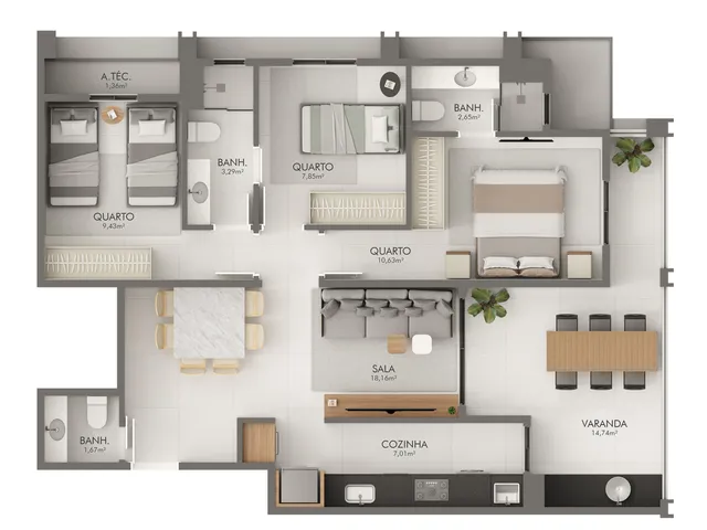 Imagem 8: Apartamento em Jardim da Penha!