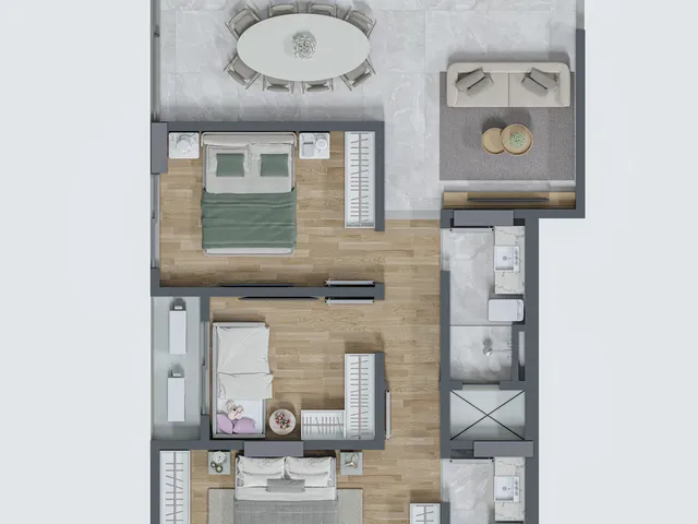 Imagem 7: Twin Towers - Residencial