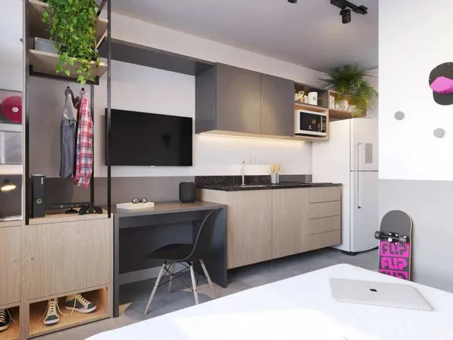 Imagem 14: Studio À Venda, no Art Studios em santa Maria, Camobi, com 1 Quarto, 25,00M²