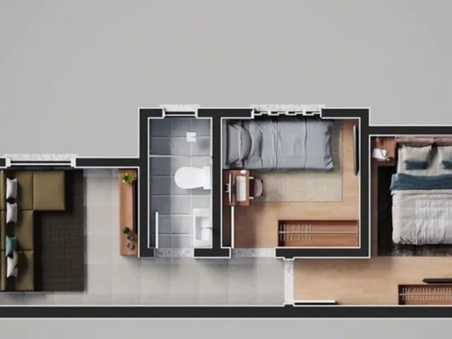 Imagem 9: Comprar cobertura com 2 quartos em bairro Campestre Santo André SP, apartamento sem