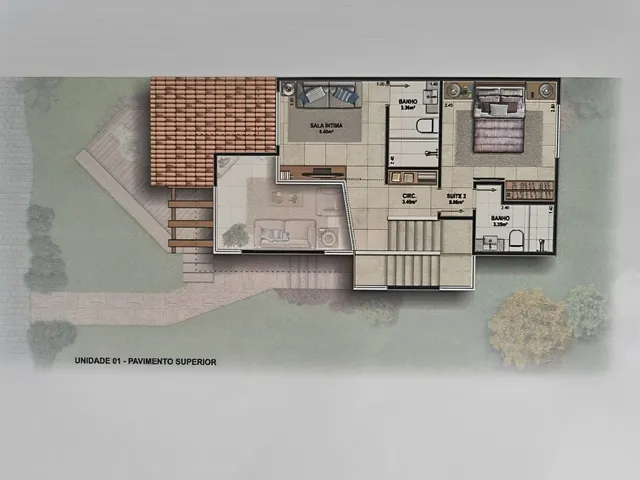 Imagem 4: Charmosa casa em condomínio, para venda em Itaipava, Petrópolis RJ