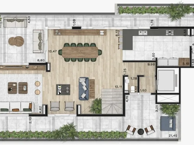 Imagem 14: Cobertura duplex em Pinheiros São Paulo SP, apartamento 3 dormitórios em Pinheiros São