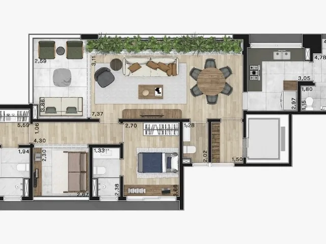 Imagem 15: Cobertura duplex em Pinheiros São Paulo SP, apartamento 3 dormitórios em Pinheiros São