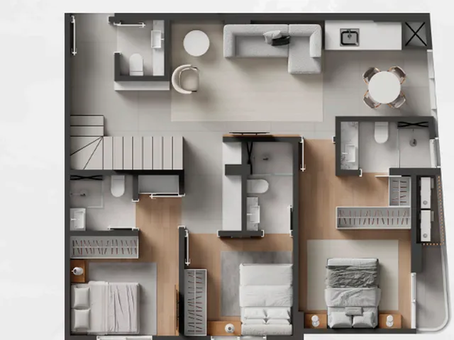 Imagem 12: Cobertura de Luxo no Centro de Itajaí-Sc com 4 Quartos, 2 Suítes, 268,30 M². Aproveite!