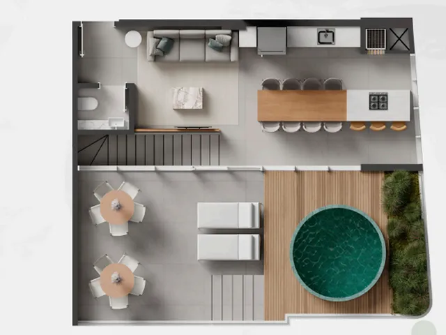 Imagem 13: Cobertura de Luxo no Centro de Itajaí-Sc com 4 Quartos, 2 Suítes, 268,30 M². Aproveite!