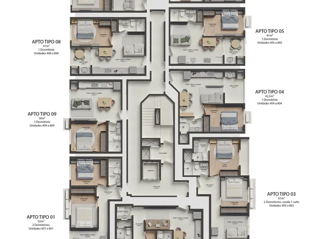 Imagem 3: Valen Residence - Apartamento à venda no bairro Bombas - Bombinhas/SC