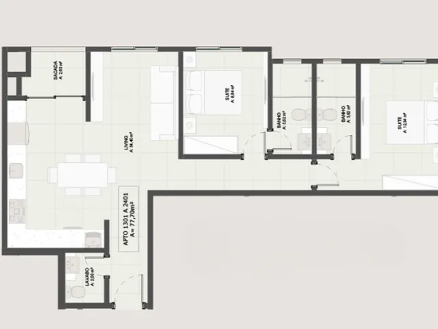 Imagem 15: Elohim - Elohim Apartamento com 2 dormitórios