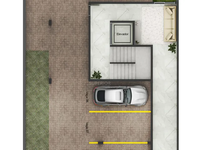 Imagem 2: Apartamento 2 quartos sendo 1 suíte à venda no bairro Cordeiros - Itajaí/SC