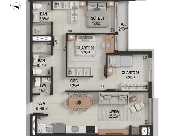 Imagem 9: Apartamento Residencial em Itapema - Sc, Várzea