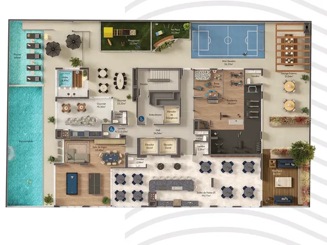 Imagem 2: Ocean Coast Apartamento com 2 dormitórios
