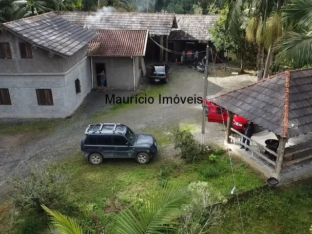 Imagem 1: Sitio com 4,5 hectares, localidade de Bela Vista, Taió, S.C. com uma cachoeira, casa de