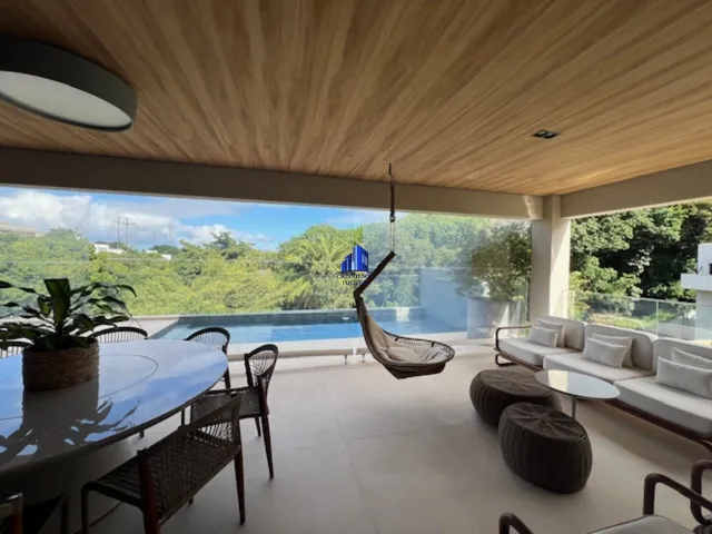 Imagem 1: CASA À VENDA ALPHAVILLE II SALVADOR R$ 6.500.000,00 NOVA, MODERNA, DECORADA, 4 SUÍTES