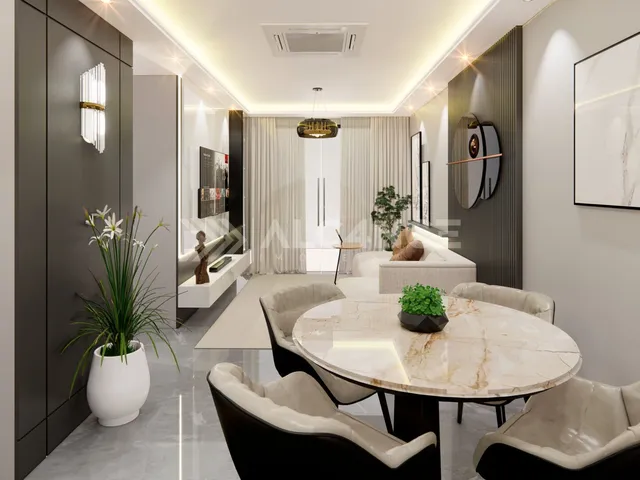 Imagem: O apartamento possui 2 Dormitórios, 1 Suíte, 2 Banheiros,