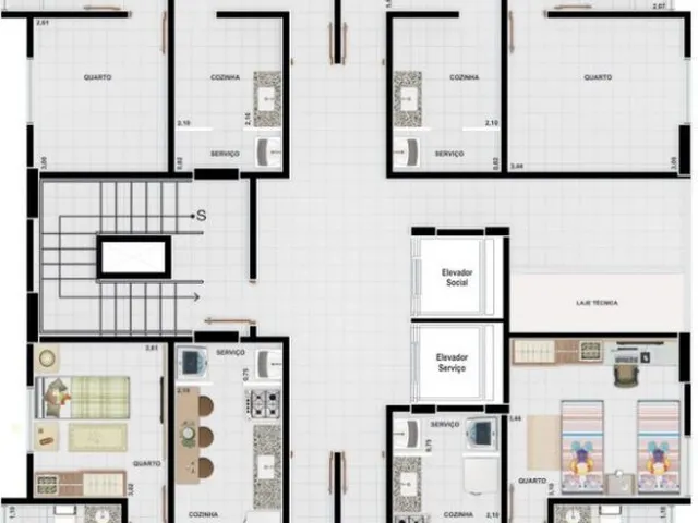 Imagem 2: Cartagena Apartamento com 2 dormitórios