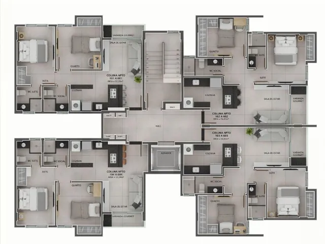 Imagem 3: Áurea Alice Apartamento com 2 dormitórios