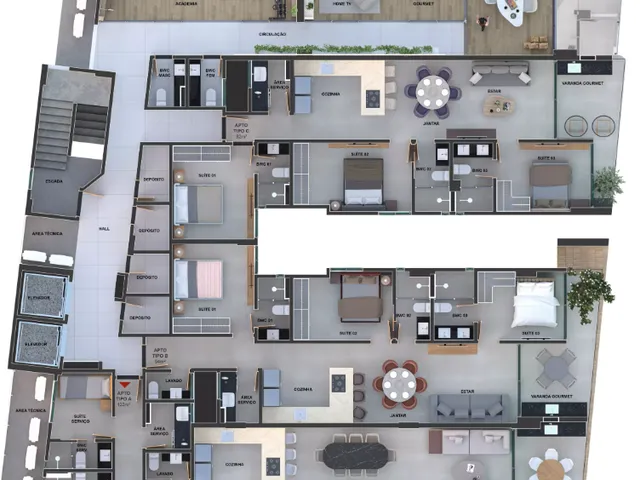 Imagem 2: Aura Apartamento com 3 dormitórios