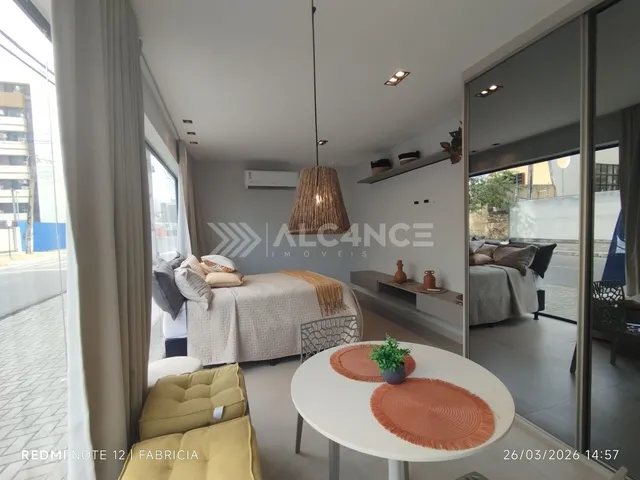 Imagem: O apartamento possui 1 Dormitório, 1 Banheiro, 1 Vaga na
