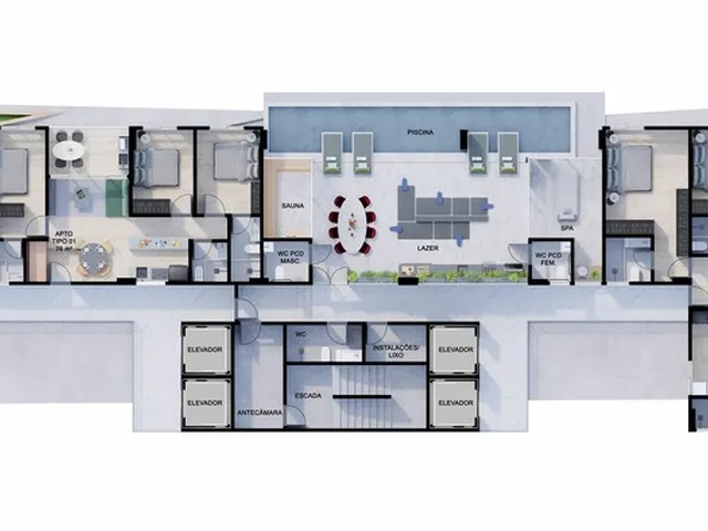 Imagem 4: Setai Miraj Apartamento com 3 dormitórios