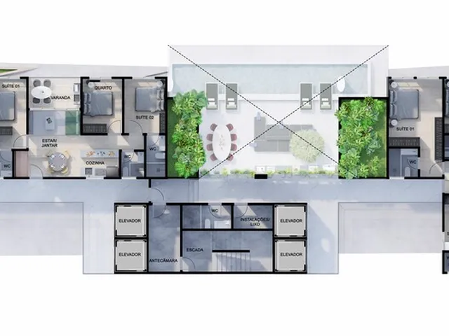 Imagem 5: Setai Miraj Apartamento com 3 dormitórios