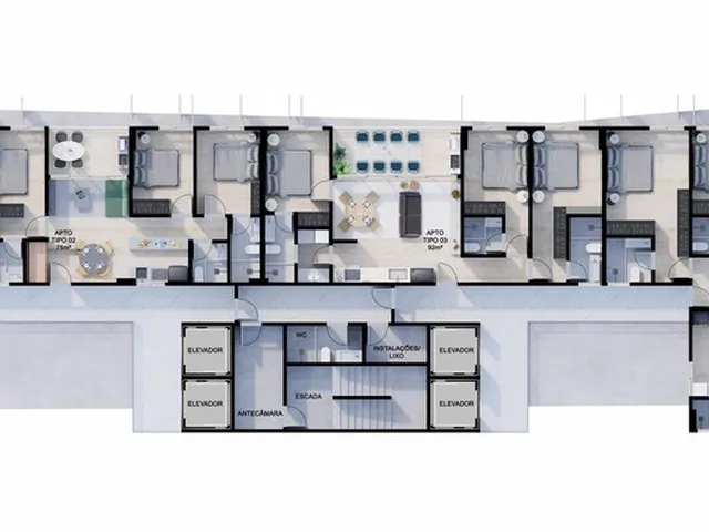 Imagem 9: Setai Miraj Apartamento com 3 dormitórios