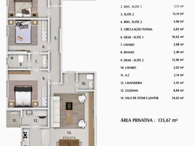 Imagem 3: 0 Apartamento com 4 dormitórios