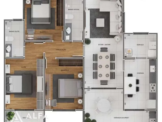 Imagem 3: Conforto e Modernidade: Apartamentos em Construção com 3 Dormitórios, Sendo Um Suíte