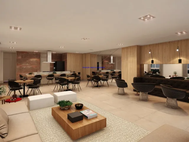 Imagem 3: Condomínio com área de lazer completa com sauna, salão gourmet, piscina com raia
