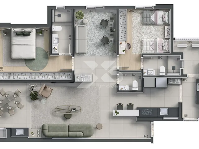 Imagem 8: Hera - Apartamento 3 quartos (1 suíte) à venda, 121m² no Hera - Bela Suiça, Londrina