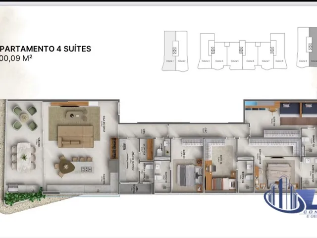 Imagem 15: LANÇAMENTO: Apartamento de Luxo na Enseada Azul, Guarapari-ES - 4 Quartos, 4 Suítes