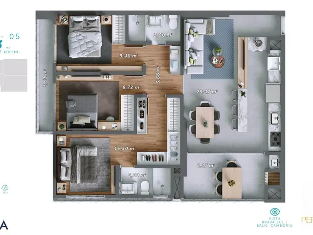 Imagem 13: Praia Brava Itajaí Apartamento a venda