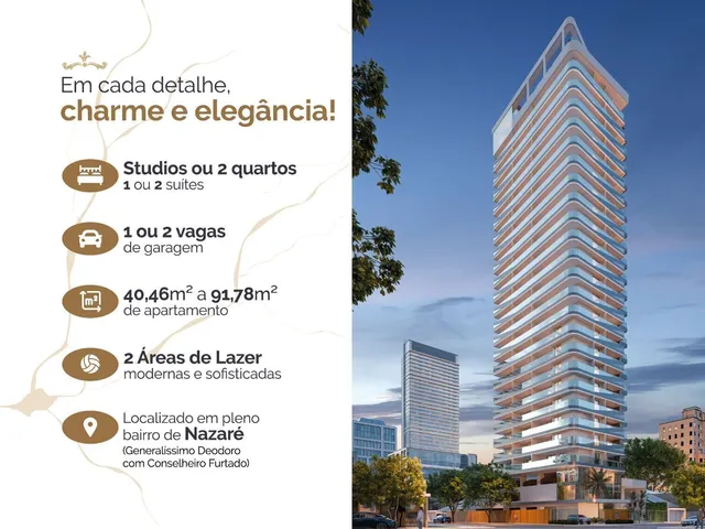 Imagem 9: VOGUE NAZARÉ Lançamento no centro de Belém com 3 suítes e varanda gourmet