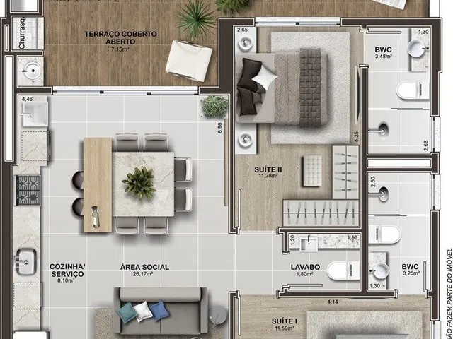 Imagem 3: Apartamento Alto Padrão no Estreito em Construção - Florianópolis