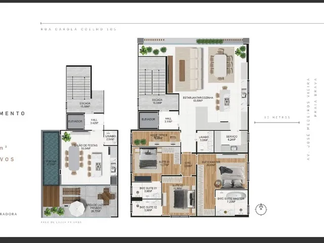 Imagem 7: IN EXCLUSIVE HOME - APARTAMENTO 03 SUÍTES - COM 247M² PRIVATIVOS - PISCINA PRIVATIVA