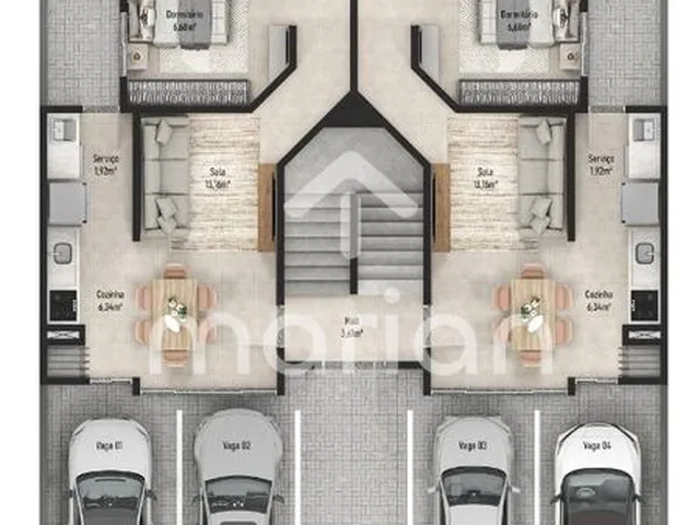 Imagem 2: Apartamento com 3 quartos, Centro - Barra Velha