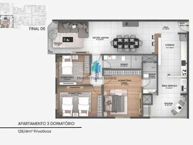 Imagem 7: Apartamento Mobiliado