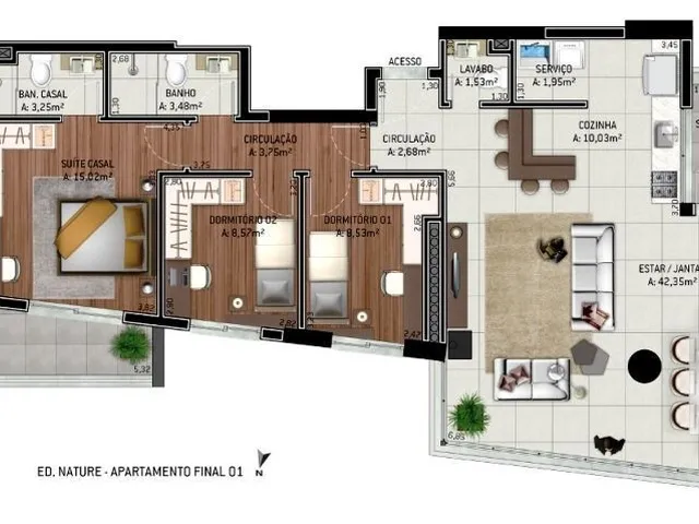 Imagem 12: Apartamento Construção