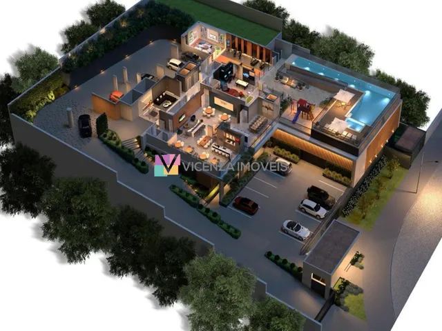Imagem 9: Apartamento com 4 dormitórios, sendo 2 suítes, bairro América, Joinville/SC