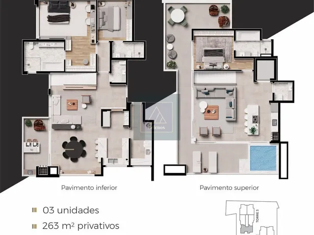 Imagem 9: Chateau Latour - Seminário - Apartamento 2 suítes. 2 vagas. 96 m². Face Leste